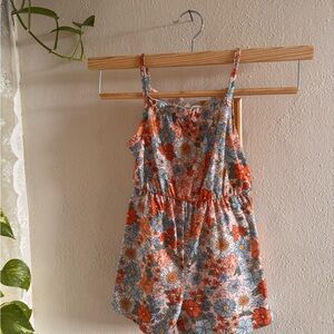 Floral Print Romper